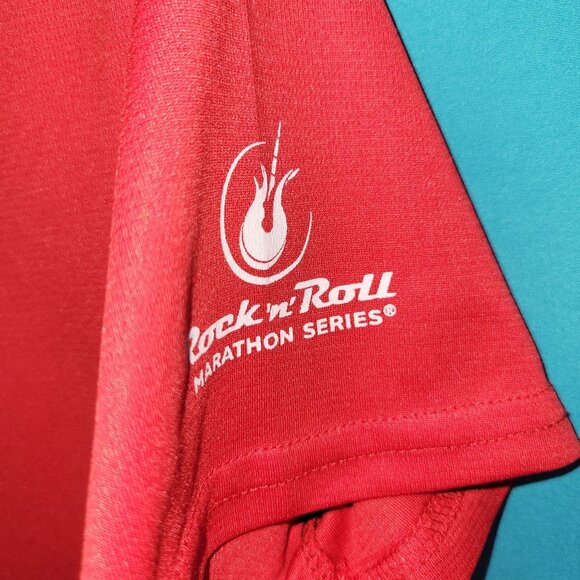 Rock n Roll Marathon Series Womens Denver Half Marathon Red T-Shirt M - Picture 8 of 8